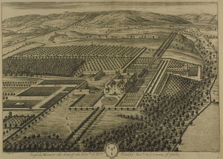 Ingleby Mannor, plate 60 from Britannia Illustrata, published 1707. Artist: Jan Kip (Dutch, c. 1653-1722), published by David Mortier. Ref. 2009.167, Art Institute of Chicago