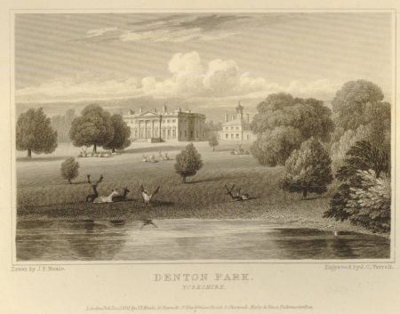 View of Denton Park in J P Neale’s ‘Views of the Seats, Mansions, Castles...’ (London: 1818-1823, Volume V, Plate 34) © The Trustees of the British Museum.