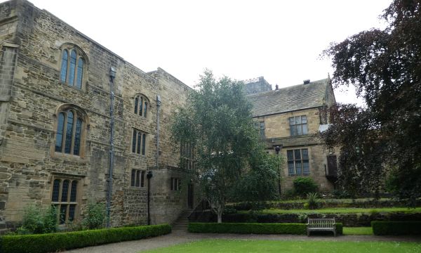 Durham Castle view - fellows garden