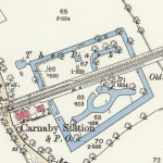 Carnaby Dutch Farm, 1888 from OS 1st ed 25 in map. National Library of Scotland. CC-BY-NC-SA